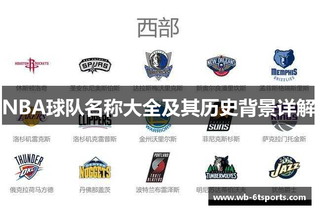 NBA球队名称大全及其历史背景详解
